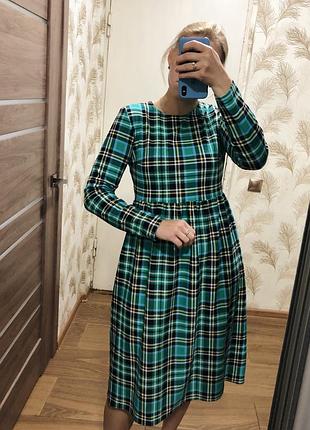 Сукня плаття в клітинку