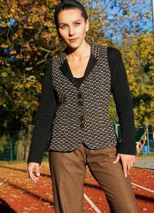 Брендовый дизайнерский шерстяной шерсть классический пиджак жакет букле