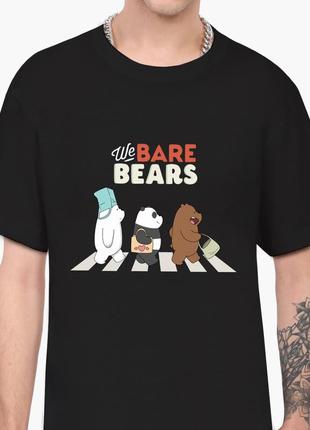 Футболка мужская вся правда о медведях (we bare bears) черный (9223-2666-bk-l) l