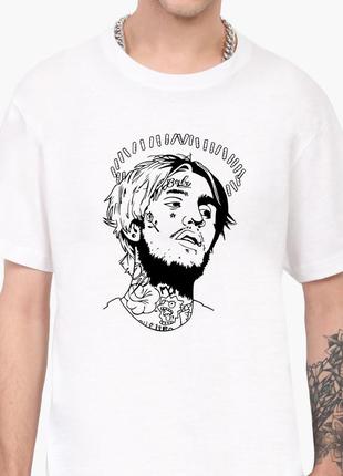 Футболка мужская лил пип (lil peep) белый (9223-2634-wt-l) l