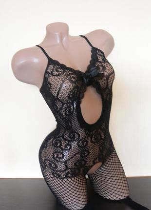 5-76 сексуальна боді сітка бодістокінг комбінезон