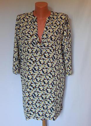 Туніка оверсайз *коротке плаття zara woman (розмір 38)
