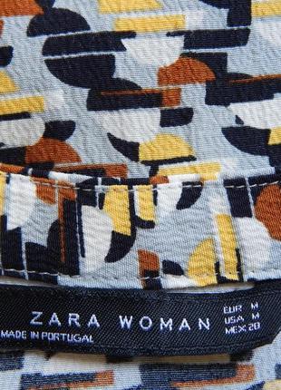 Туника оверсайз *короткое платье zara woman (размер 38)4 фото