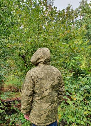 Бушлат пиксель зсу. мужской бушлат зимний. военные бушлаты пиксельные всу, бушлат пиксельный на зиму3 фото