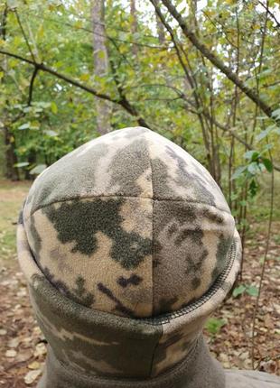 Военные шапки флисовые зсу. армейская шапка пиксель. зимняя шапка для военных всу. шапка флисовая9 фото