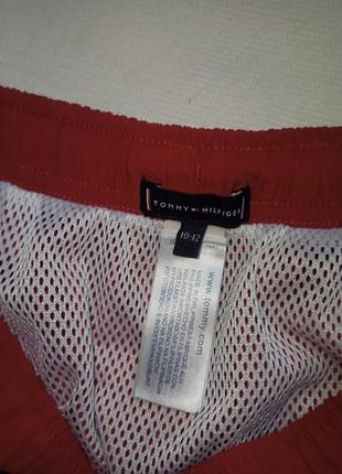 Шорты  tommy hilfiger. червоні шорти. 4
