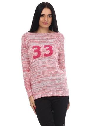 Меланжевый удлиненный свитерок