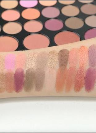 Палетка теней и румян от bh cosmetics blushed neutrals7 фото