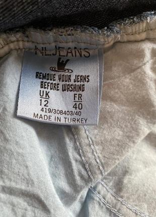 Крутая джинсовая юбка 12 размера6 фото