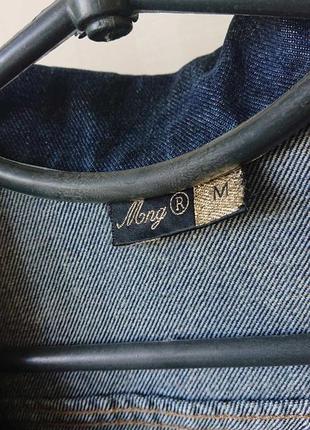 Джинсовый тренч плащ mango 3