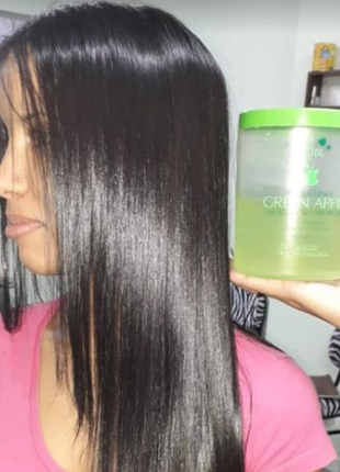 Коллаген для волос love potion gelatina green apple 1000 мл3 фото