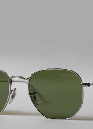 Cолнцезащитные очки ray ban hexagonal, bottle green