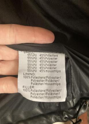 Чоловічий шкіряний пуховик