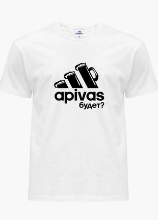 Футболка мужская апивас (apivas) белый (9223-1986-wt-l) l