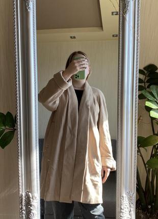 Вінтажне англійське пальто вовна кашемір