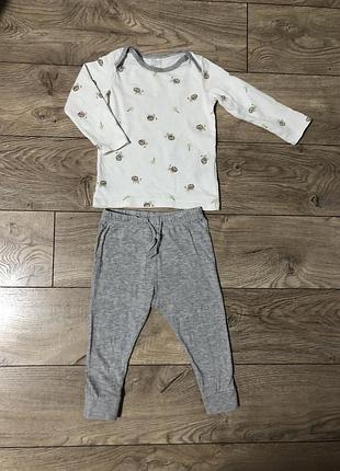 H&m піжама з левом 80 р