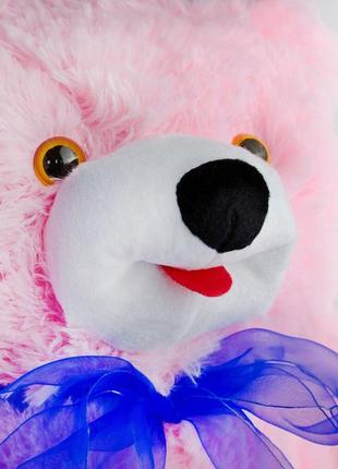М'яка іграшка ведмідь топтигин маленький 47 см рожевий3 фото
