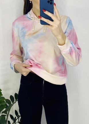 Худи с капюшоном ,свитшот с капюшоном тай дай