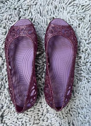 Crocs мыльницы летние босоножки кроссы красивые сандали босоножки для девочки стелька 20,5 см2 фото