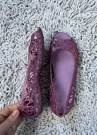Crocs мыльницы летние босоножки кроссы красивые сандали босоножки для девочки стелька 20,5 см3 фото