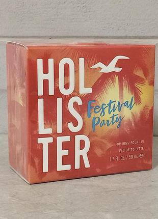 Hollister festival party for him 50 мл для мужчин (оригинал)1 фото