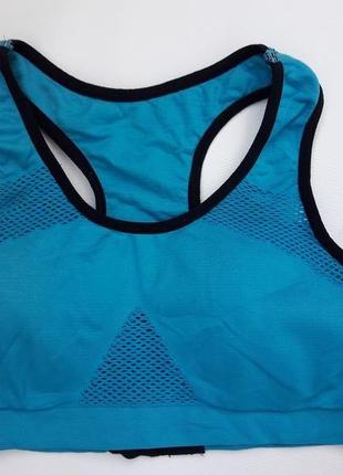 Спортивный топ бирюзового цвета с поролоновыми чашками бренда secret possessions