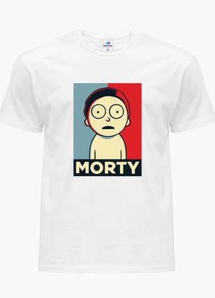 Футболка мужская рик санчез рик и морти (rick sanchez rick and morty) белый (9223-2931-wt-l) l