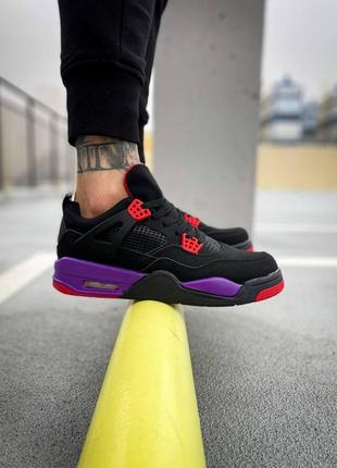 Жіночі кросівки nike air jordan retro 4 raptors drake ovo / smb1 фото