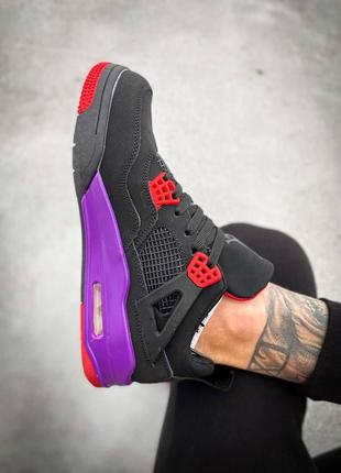 Жіночі кросівки nike air jordan retro 4 raptors drake ovo / smb2 фото