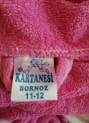 Махровий халат натуральний бавовняний котонові халат. є кольори 6-14 років5 фото