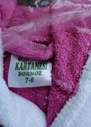 Махровий халат натуральний бавовняний котонові халат. є кольори 6-14 років3 фото
