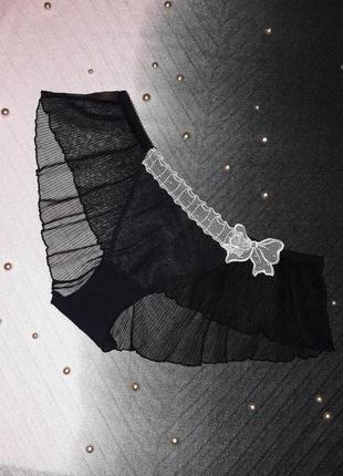 Финальная распродажа!кружевные трусики сеточка плиссировка
