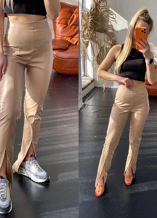 Брюки кожанные 5