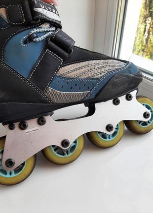 Взрослые роликовые коньки ultra wheels abec3 abec 3 biofit 76mm inline skates rollerblades womans 85 фото
