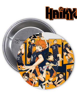 Значок anime manga волейбол haikyu