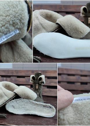 Дизайнерские замшевые сапоги burberry stanmore 2в1 люксовые зимние ботинки овчина/мех замша эксклюзив9 фото