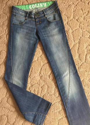 Супер джинси дружин з потертістю colins раз s(25)
