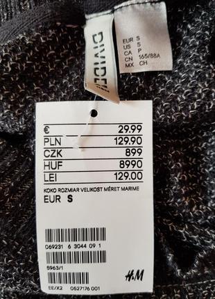 Длинный трикотажный свитер, 36р (s), акрил 76%; полиэстер 24%5 фото