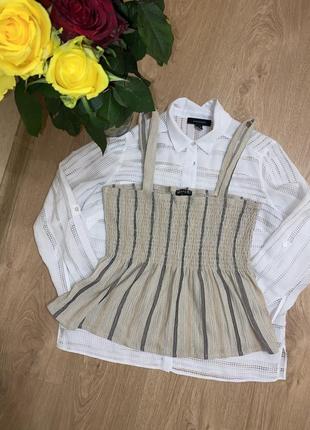 Майка жіноча бежевого кольору, майка на літо