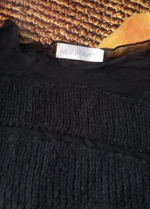 Ажурний джемпер мохер-сітка р.s італія2 фото