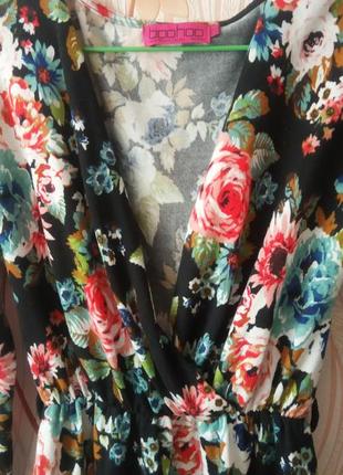 Яскраве плаття з квітковим принтом  від boohoo2 фото