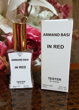 Жіночий парфюм armand basi in red (арманд баси ін ред) тестер 45 ml diamond оае