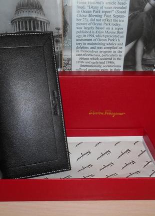 Кошелек, портмоне, бумажник salvatore ferragamo кожа, италия