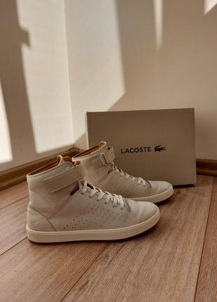 Шкіряні кеди lacoste