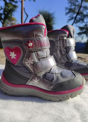 Зимові термо черевики для дівчаток bg-termo