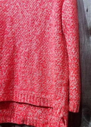 Яркий удлинённый свитер5 фото