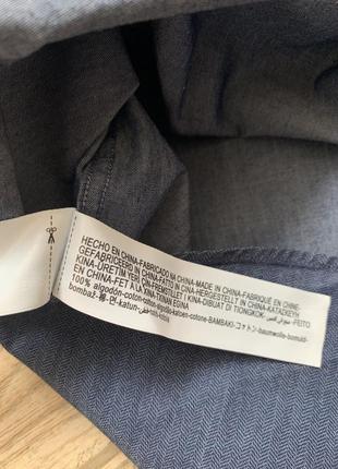 Приталена джинсова рубашка massimo dutti р.s5 фото