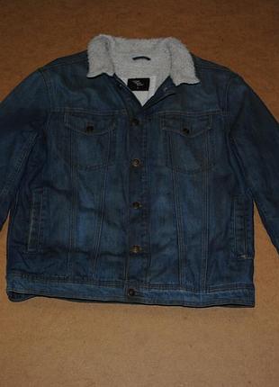 Cedar wood state sherpa джинсовка джинсовая куртка на меху