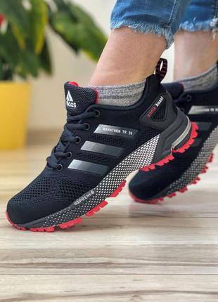 Sale! кроссовки женские adidas marathon tr 26 темно-синие7 фото