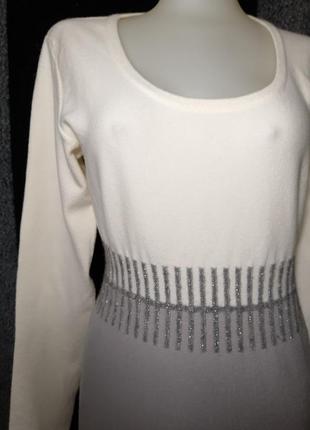 Жіноча брендова тепла італійська сукня. плаття  вечірнє, ошатне, ангорове лана/ангора4 фото